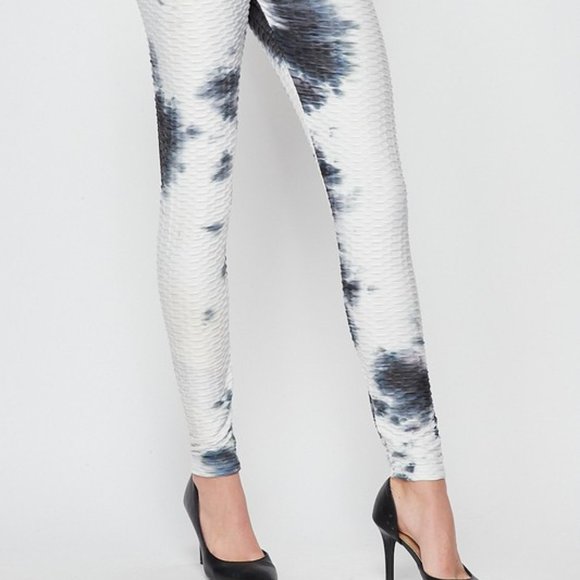 XJBOOST Pants & Jumpsuits Tie Dye Brazilian Butt Lift Scrunch